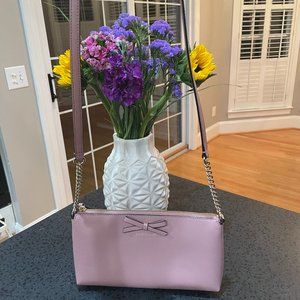 Kate Spade Mauve Dusty Pink Sawyer Street Declan Crossbody Chain Bag Purse